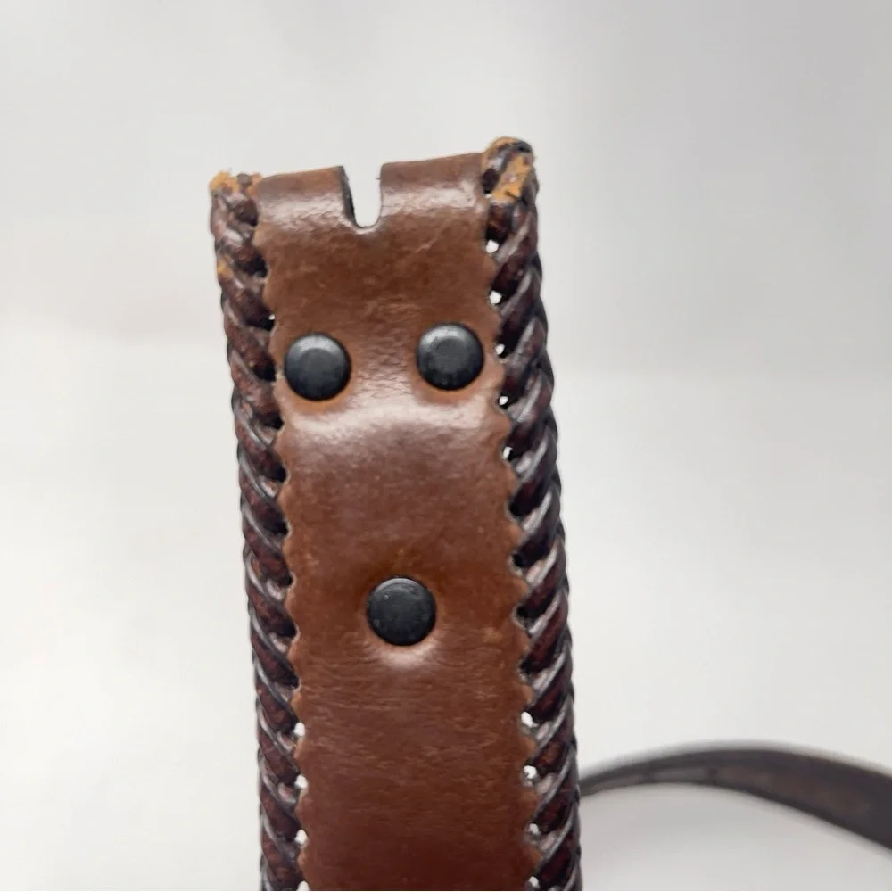 Nocona‎ Genuine Leather Belt Size 42 | Western Tooled Belt | Add Your Own Buckle